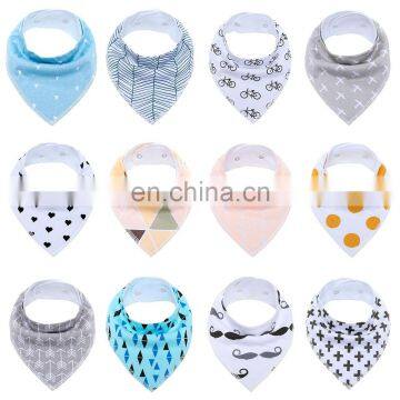 New Designs Baby Bandana Bibs Super Absorbent Cotton Baby Burp Cloths Bandana Bibs Baby Girl Bibs for Drooling and Teething photo-5