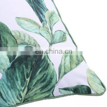 Custom Decorative Fresh Waterproof Heavy Canvas Green Leaf Pattern Outdoor Pillow Cover Outdoor Chair Cushions Covers photo-6