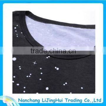 3D Custom 100% Cotton Round Neck T-shirt photo-3