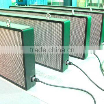 RJ45 USB WIFI P5 1280*320mm 256*64 super thin indoor advertising full color programmable led moving message sign board
