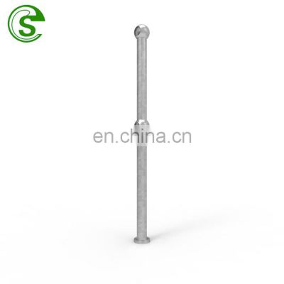 Handrail stanchions with factory price handrail post/banister rail/handrail ball stanchion