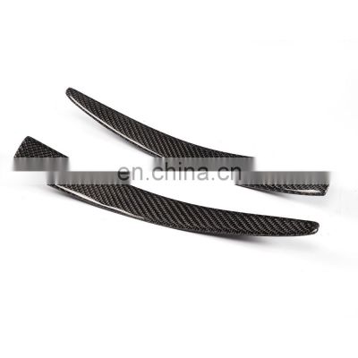 Carbon Fiber M3 M4 Front Bumper Fins for BMW F80 M3 4Dr F82 M4 2Dr 2015-2016 2PCS/SET