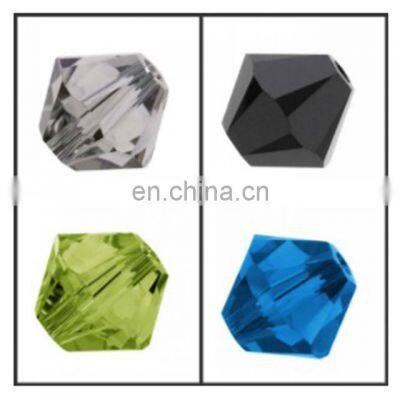 Genuine K9 Crystal Bicone Beads Glass Beads With Different Colors for Premium Quality Jewelry Making Suppliers photo-2