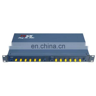 12 Core Fiber Optic Patch Panel Odf Rack Mount Type Fully Equipped FTTH 12 Port ST Fiber Optic Patch Panel