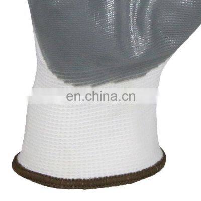 Wholesale Cheap Nitrile Coated Construction Anti-slip Work Gloves photo-4