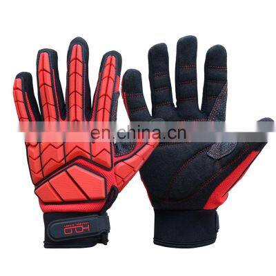 HANDLANDY TPR Protector Vibration-Resistant Impact work gloves Safety mechanic gloves HDDH635