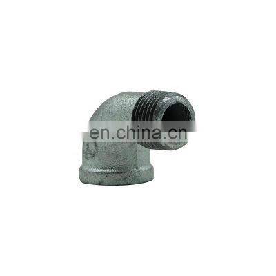 DKV Hot Dipped Galvanized and Malleable Cast Iron Pipe Fitting Male NPT Thread Pipe Fitting Male Female Threaded Elbow