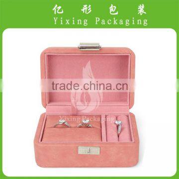 Special Designed Packaging Velvet Jewelry Box for Ring and Necklace photo-2