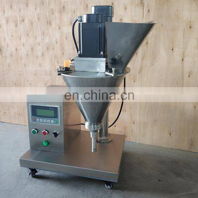 Desktop High Precision Coffee Spice Salt Dry Protein Powder Milk Small Semi Automatic Screw Auger Powder Filling Machine photo-4