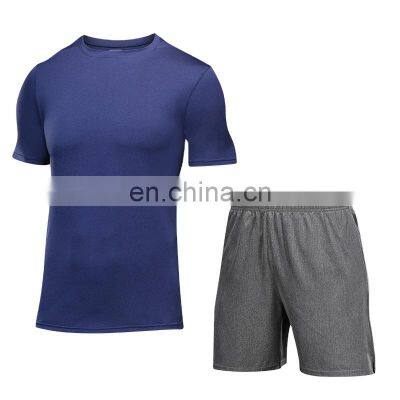 Manufacturer wholesale custom sports suit men's casual quick drying breathable suit training running fitness suit