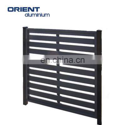 whole set outdoor wood composite board exterior fencing material private  aluminum and wpc hotel slt fence