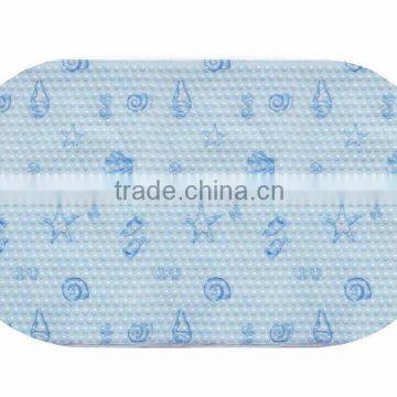 PVC bath printed bath mat mat anti-slip mat (JK-6636I)