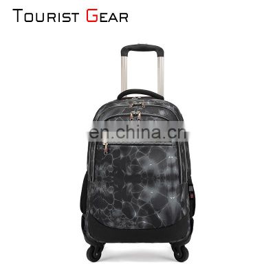 Wholesale luggage bags child wheeled backpack kids trolley school bag travel bag