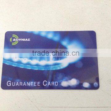 printed business pvc card by shenzhen factory