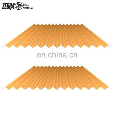 Manufacturer gi corrugated sheet color galvanized corrugated steel roofing sheet for sale