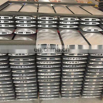 Factory custom oval aluminum louver profiles for Sailing rudder , aluminium Sailing rudder profile