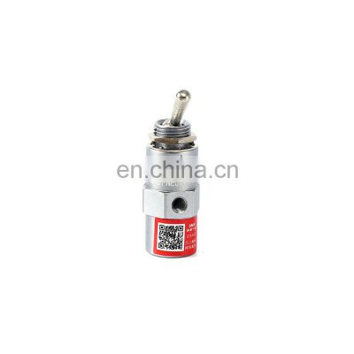 China brand SNS SHL manual- return type 2 port 3 way normal closed pneumatic knob switch