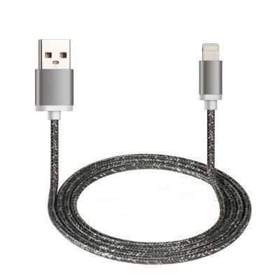 Made for iPhone iPad mfi nylon braided USB to lightning charging cable data line for iPhone 8/X/XR/XS max