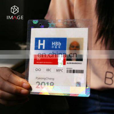 Custom Transparent Hologram Laminate Pouch for Sports Events/Concert Tickets photo-4