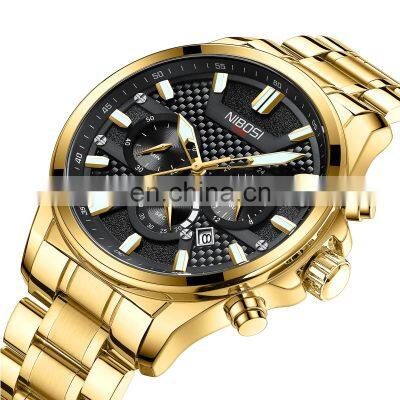 NIBOSI Men Watches Luxury Famous Top Brand Men's Fashion Casual Dress Watch Quartz Wristwatches Relogio Masculino Customizable