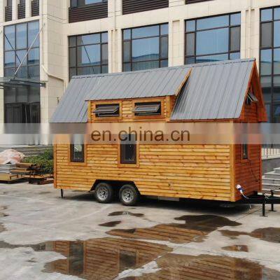 China Mobile Trailer House Container Office Container House on Wheels Prefab photo-2