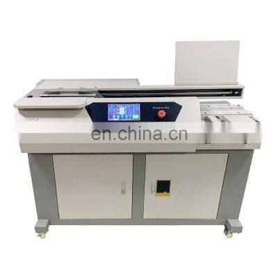 SPB-BM300L automatic book binding machine electric hot glue binder with 7-inch smart display