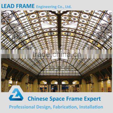 High quality modern design steel atrium roof for buildings