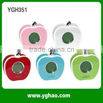 YGH351 talking clock ,apple shaped