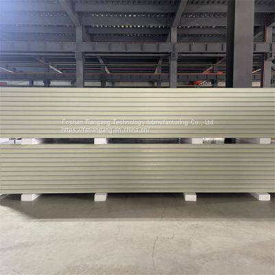 Glassy Magnesium Hollow Color Steel Plate Hospital Clean Board Wall Panel photo-3