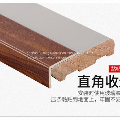PVC Folding Strip 7-word Plastic Right Angle Edging Wood Floor L Type Pressing Strip Ceramic Tile Wrapping Edge Yang Corner Folding Line photo-3