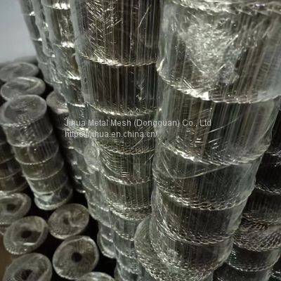 High-Temperature Resistance Stainless Steel Flat Flex Wire Mesh Conveyor Belt for Candy Manufacturing