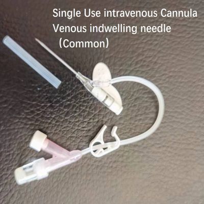 Disposable medical venous indwelling needle 22 / 24/26G sterile stagnant needle infusion set needle