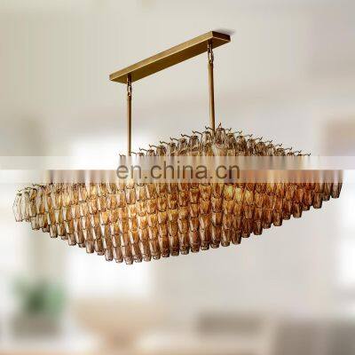 Exquisite Modern Luxury Diamond-Cylindrical Crystal Pendant Chandelier for Living Dining room Kitchen Island Foyer Bedroom