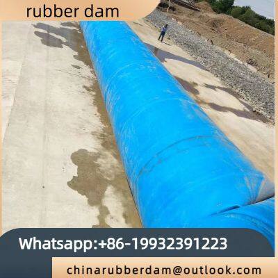 Pillow type rubber dam slope retaining dam supply flood control retaining dam construction