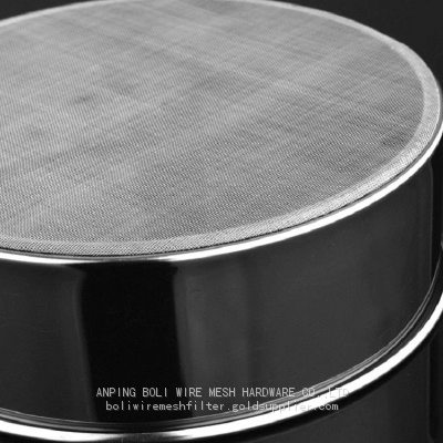 BOLI Stainless Steel Wire Mesh Round Filter Disc Metal Mesh Screen Filter Disk Black Wire Cloth Weave Filter Disc