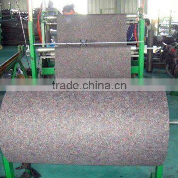 grey nonwoven felt with waterproof film