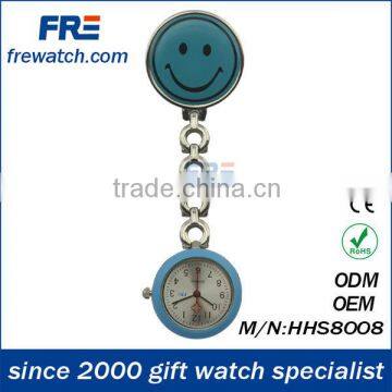 cute Metal Nurse Watch with lighted face and very cheap price (HHS8008)