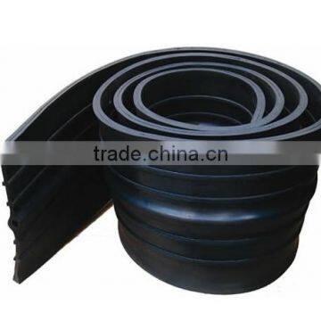 plastic black waterstop used in construction joint / settlement joint in water project, water power engineering , basement