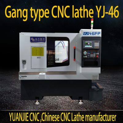 mini CNC Lathe automatic high precision metal Slant Bed CNC lathe Machine for 2 Axis