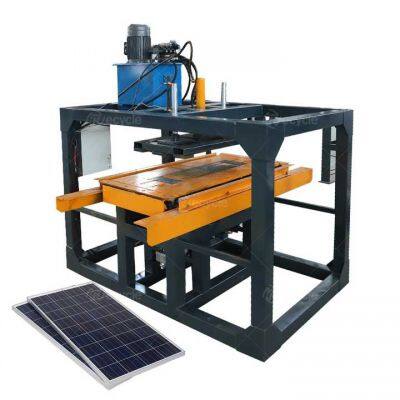 Waste Solar Panel Recycling Equipment Semi Auto Low Cost Frame Removal & Material Recovery Machine photo-3