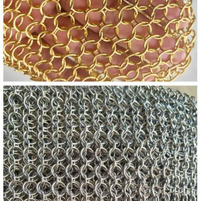 Customized Hot Sale Manufacture Customization Professional Metal Stainless Steel Decorative Woven Wire Mesh Frame Mesh photo-3