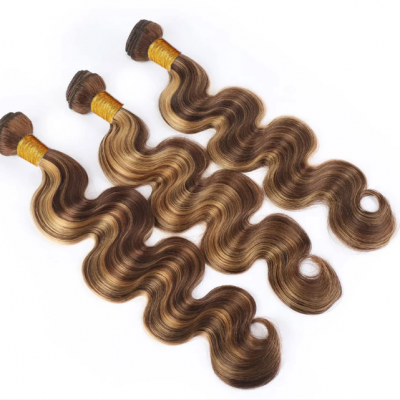 Highlight 4/27# Body Wave bundle 100% human hair virgin hair no shedding no tangle