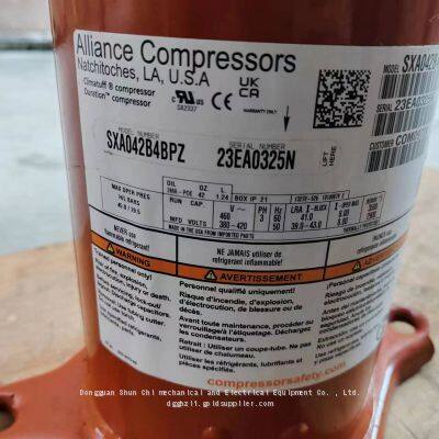 TRANE Vortex Kältekompressor SXA042B4BPZ