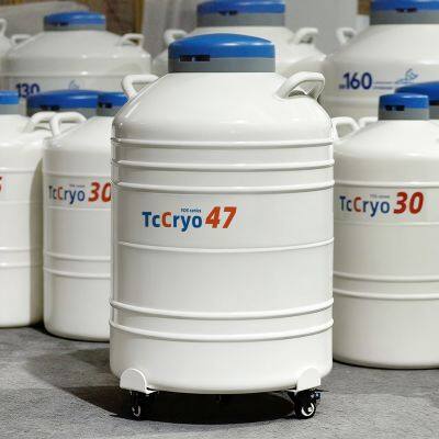 El Salvador Liquid Nitrogen Tank Floor Stand TcCryo Laboratory Cell Storage Tank Trolley photo-1