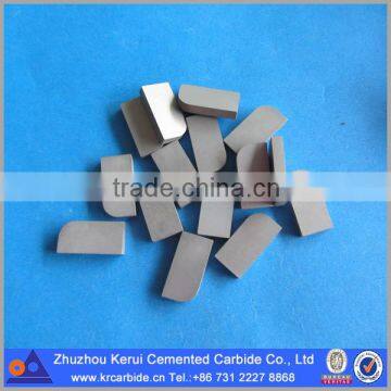 Customized tungsten carbide tips for brazed tools supplied in various grade from Zhuzhou Kerui