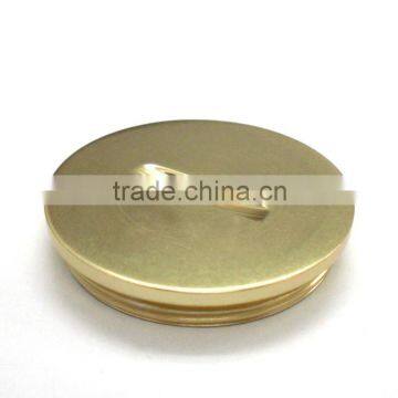 Precision CNC turning zinc pated brass parts thread