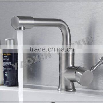 304 Stainless Steel Faucet Hot and Cold Faucet Vegetables Basin Lead-free Faucet Rotating Mixer