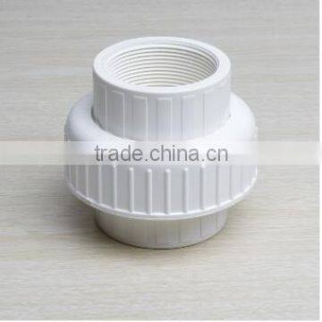 Plastic uPVC fitting UNION white colour ASTM-D-2665standard