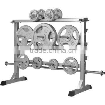 Weight Plate Rack Silver