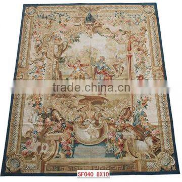 classical handmade french aubusson carpet